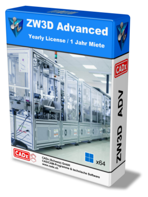 ZW3D Advanced Yearly License