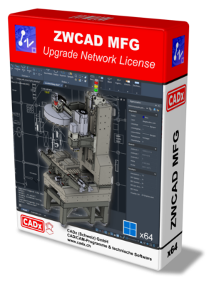 ZWCAD MFG Upgrade auf neuste Version Netzwerk